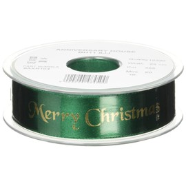 Creative Party AXR104 20 m Ribbon - Green/ Gold
