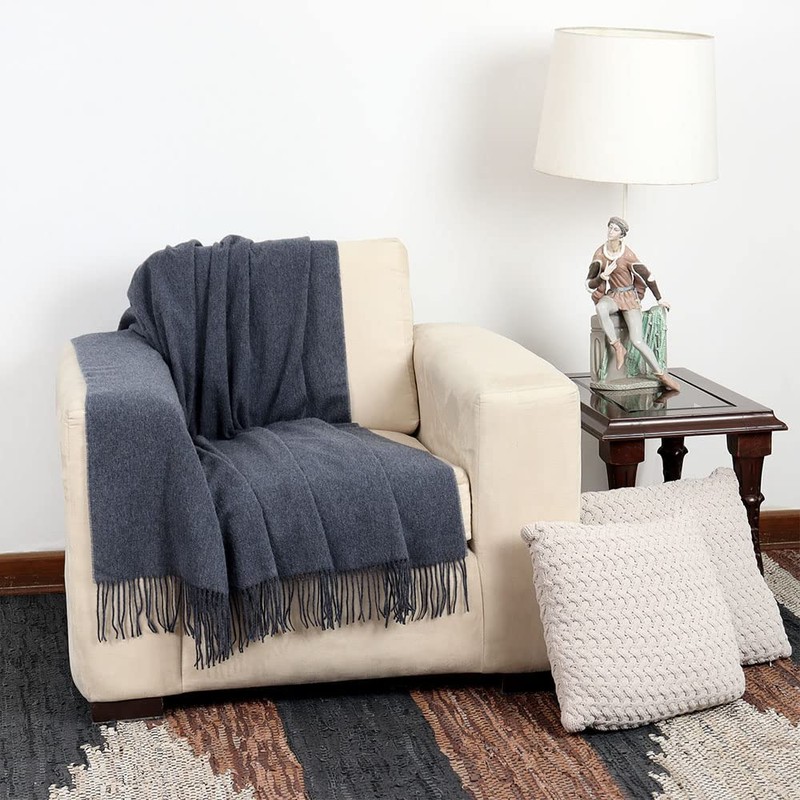 Arequipa Pride - Alpaca Wool Throw Blanket Woven Soft Warm