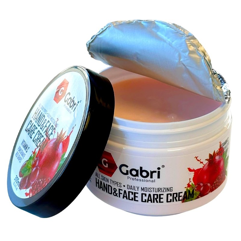 Gabri Professional Hand & Face Care Cream - Pomegranate and