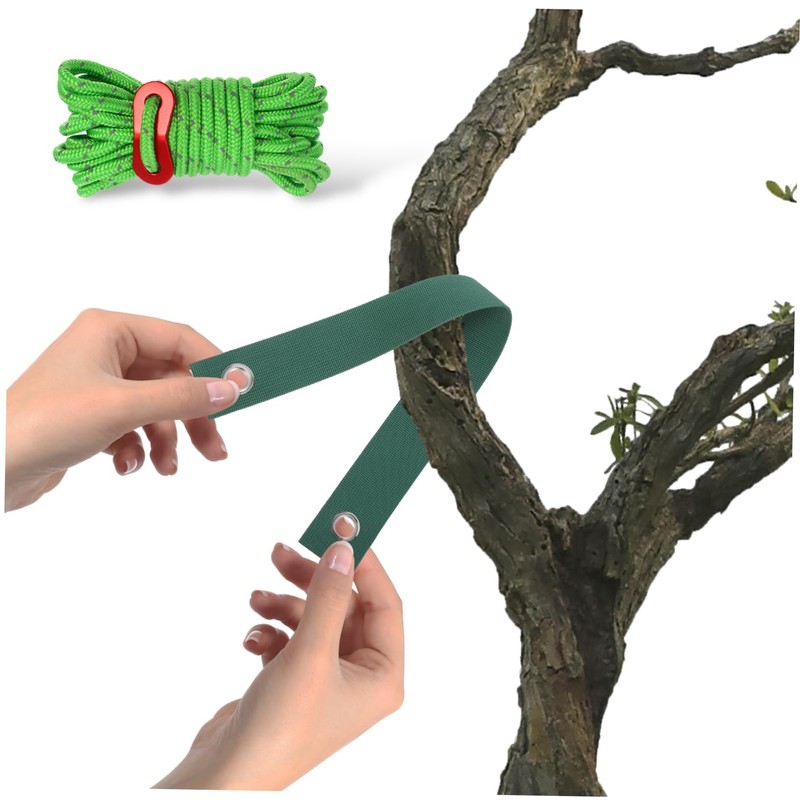 IWOWHERO Tree Support Anchor Kit Heavy Duty Metal Stakes Windproof