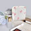 Tmtains Small Makeup Bag for Purse Mini Cotton Quilted Cosmetic