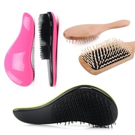 Vivid Wooden Hairbrush & Comb Roll Brush Vivid Hairbrush Blue 5ea