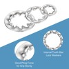 sourcing map 400Pcs External and Internal Tooth Washers Assortment Kit,