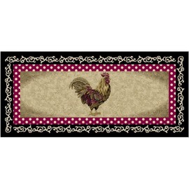 Cozy Cabin Free Range Non Slip Rug 20"x44"