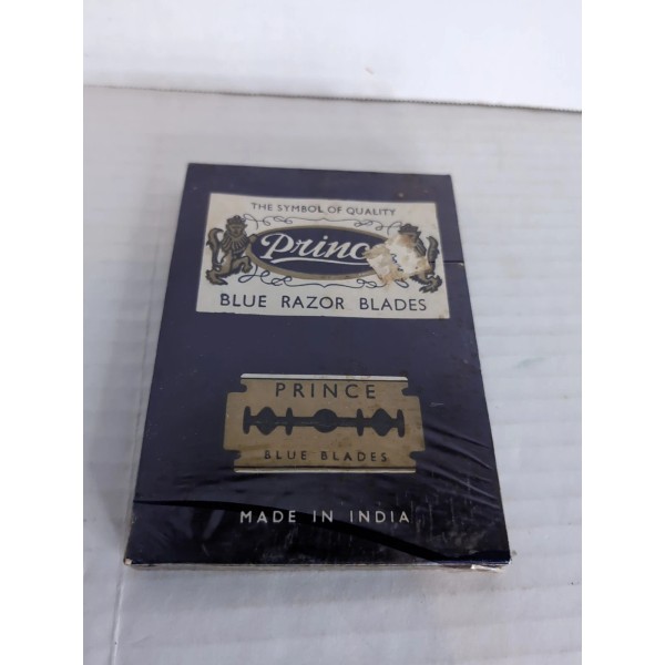 Prince Blue Razor Blades 10 Packs Of 10 New Sealed