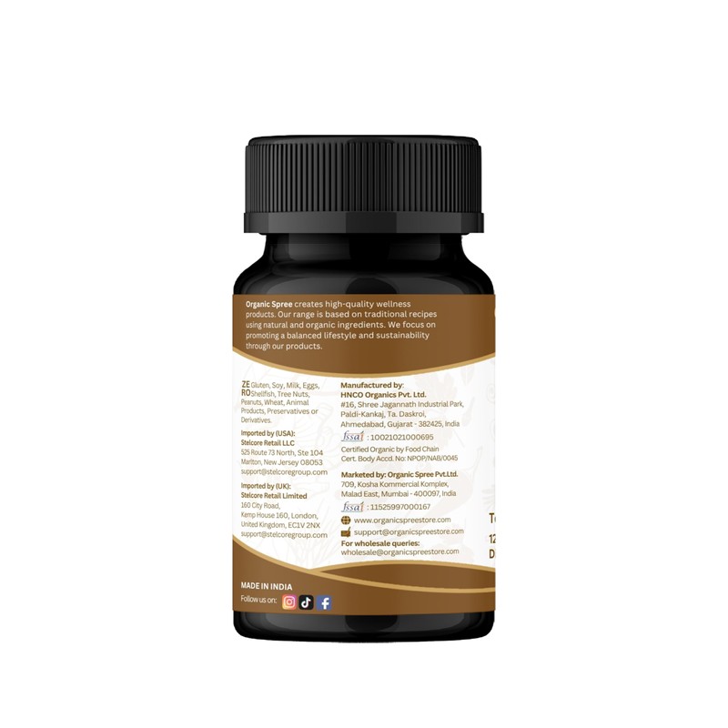 ORGANIC SPREE Haritaki 120 Tablets | Terminalia Chebula (Haritaki) |