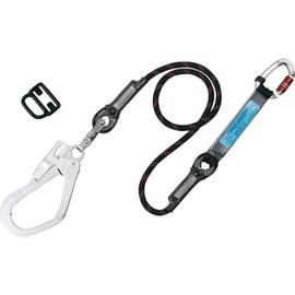 Fujii Denko TSUYORON THL-GB93SV-21KS-BK-R23 New Standard Full Harness Lanyard, G-Blade, Rope Type, Single Lanyard, 1 Hanging Lanyard, Made in Japan, High Altitude Work, Crash Prevention Equipment, Full Harness, Safety Belt, Tsuyoron