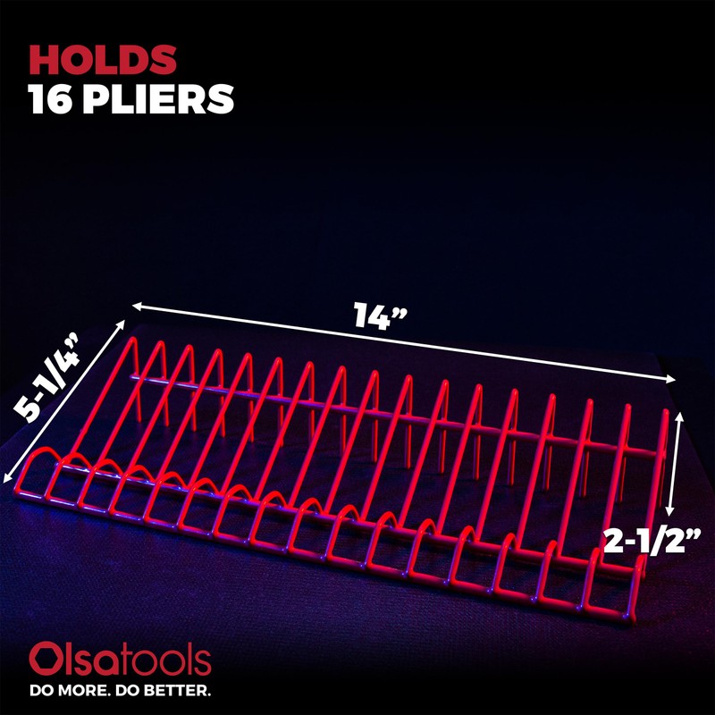 Olsa Tools Plier Organizer Rack - 2pc Set for Tool