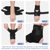 Heated Ankle Bandage Left Right Ankle Brace Adjustable Foot Bandage