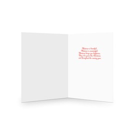 Stonehouse Collection Silent Night Christmas Holiday Card - 18 Christmas Cards & Envelopes - Winter Holiday Forest (Standard)