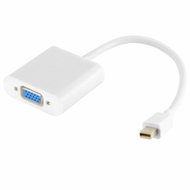 JacobsParts Thunderbolt Mini Display Port DP To VGA Cable Adapter for Apple iMac & Mac Mini