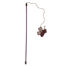 JW Pet Butterfly Wand Cataction Toy, Indoor Cat Toy