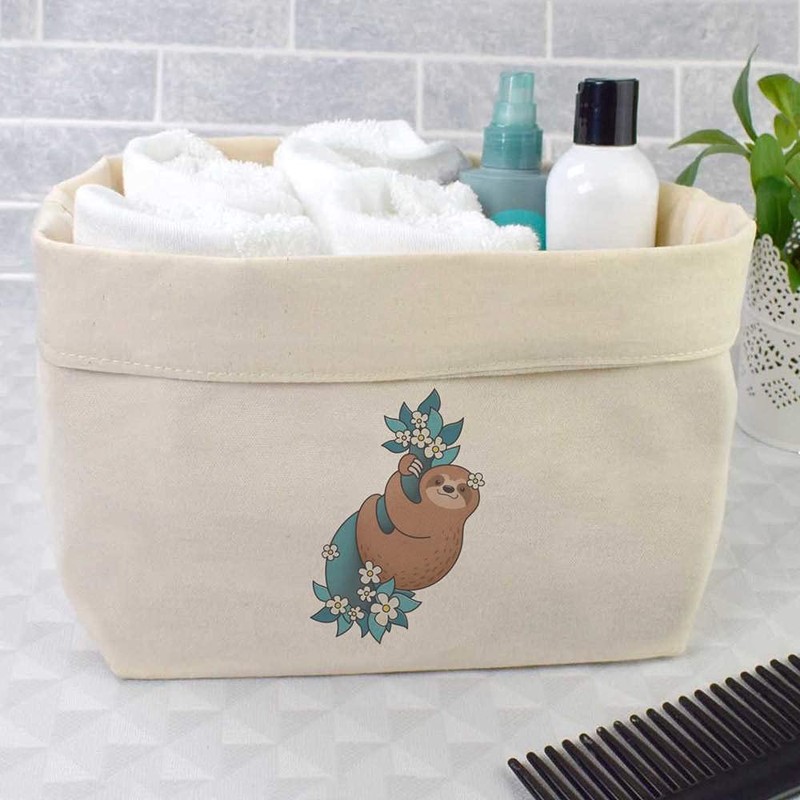 Large 'Sloth' Canvas Organiser/Storage Bag (OR00016403)
