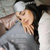 AFFLUENZA Silk-Satin Pillowcase and Eye Mask Set for Luxurious Hair