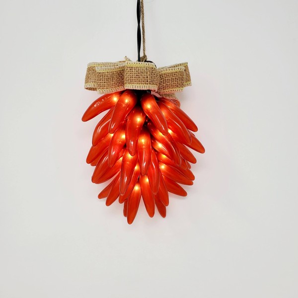 More Than Christmas 35 Lights Chile Pepper Lighted Rista -