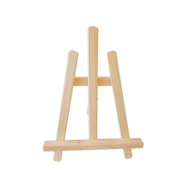 TEHAUX Wooden Phone Stand Durable Tablet Bracket Mini Easel Display Rack for Smartphones Tablets Lightweight Triangle Frame for Home Office Use