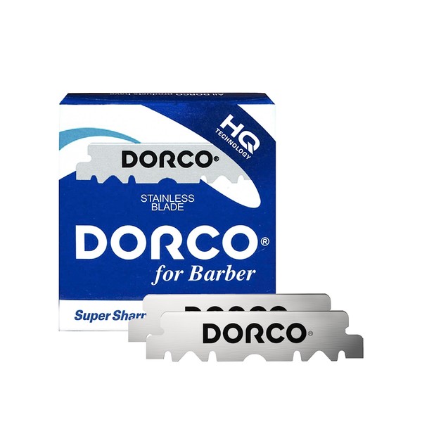100 DORCO Single Edge Razor Blades - Smooth Shaves For