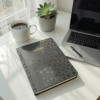 Threshold 2 Threshold Journals Black Leopard Notebook Gold Edging Elastic