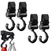Mirhua Baby Stroller Hooks, 360° x 180° Rotation, Type, Multi-Hook,