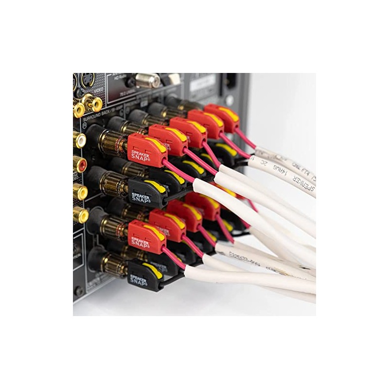 Speaker Snap Fast & Secure Banana Plugs - Gold Plated,