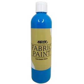 Nazca Colors Blue 250ml Fabric Leather Paint Ideal for Painting Clothes, T-Shirts, Jeans, Bags, Fabric and Leather Shoes - High Coverage