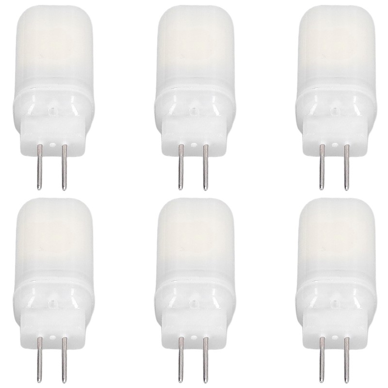 6pcs G4 LED Bulb 12V 360° Luminescence 360° Heat Dissipation
