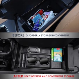 Treesiche Center Console Organizer Compatible with Lexus NX 2022 2023 2024, Organizer Box for Lexus NX 250/NX 350/NX 350h