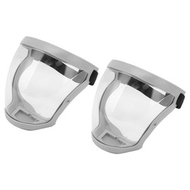 Protector Facial Superprotector, 2 Piezas de Protección Antiniebla, Antisalpicaduras, a Prueba de Arena, Protector Transparente,Protección Facial Completa Reutilizable para