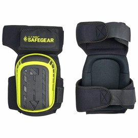Professional Knee Pads, Thick Gel Cushion, Strong Double Straps, 2 Extra Straps, SAFEGEAR