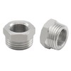 Fitvell Stainless Steel Reducer Faucet Adapter 1/2 NPT Male to