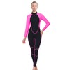 REALON Women's Mens Full Wetsuit 2mm Neoprene Back Zipper Swimming