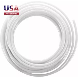 sashow Tubing Pipe 3/8" OD Air Compressor PU Line Hose Tube for Water Fluid Transfer