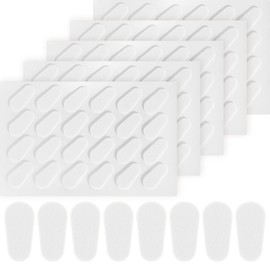 60 Pairs Adhesive Eyeglass Nose Pads Soft Foam Nose Pads Self Anti-Slip Eyeglass Nose Pads Thin Nosepads for Eyeglasses Sunglasses (White)