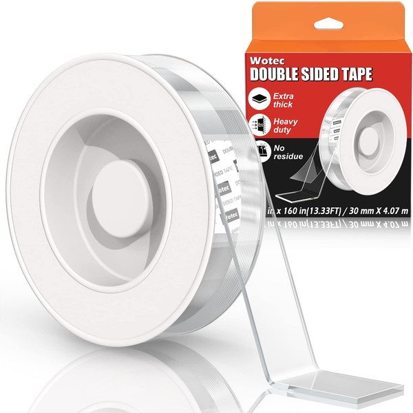 Extra Large Double Sided Tape Heavy Duty Removable 1.18 Inch