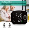 Relado Blood Pressure Monitor Rechargeable Machine for Home Use Adjustable Wrist Cuff 4.92-8.46 inch with Voice Broadcast 2x120 Reading Memory with Carrying Case