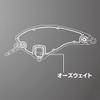 Shimano ZQ-C75T 009 Bantam Macbeth Big Lure, Clear Red Gill