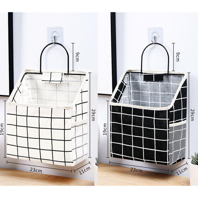 2 Pack Wall Hanging Storage Bag, Over The Door Hanging