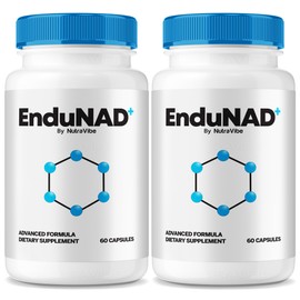 (2 Pack) EnduNAD – Daily Cellular Energy Formula with a Clean, Natural Blend to Help Maintain Focus, Clarity & Inner Balance | Gentle, Easy-to-Swallow Pills for Recharged Body (120 Capsules)