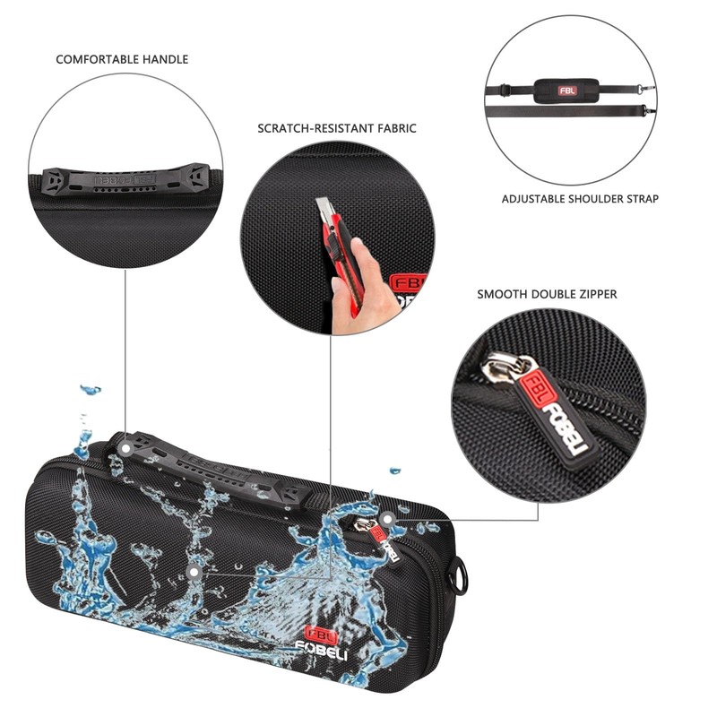 FBLFOBELI Hard Travel Case Compatible with Blue Tees Golf Player+