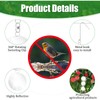 10 Pack Hanging Reflective Bird Scare Discs Set, Large 30-Discs