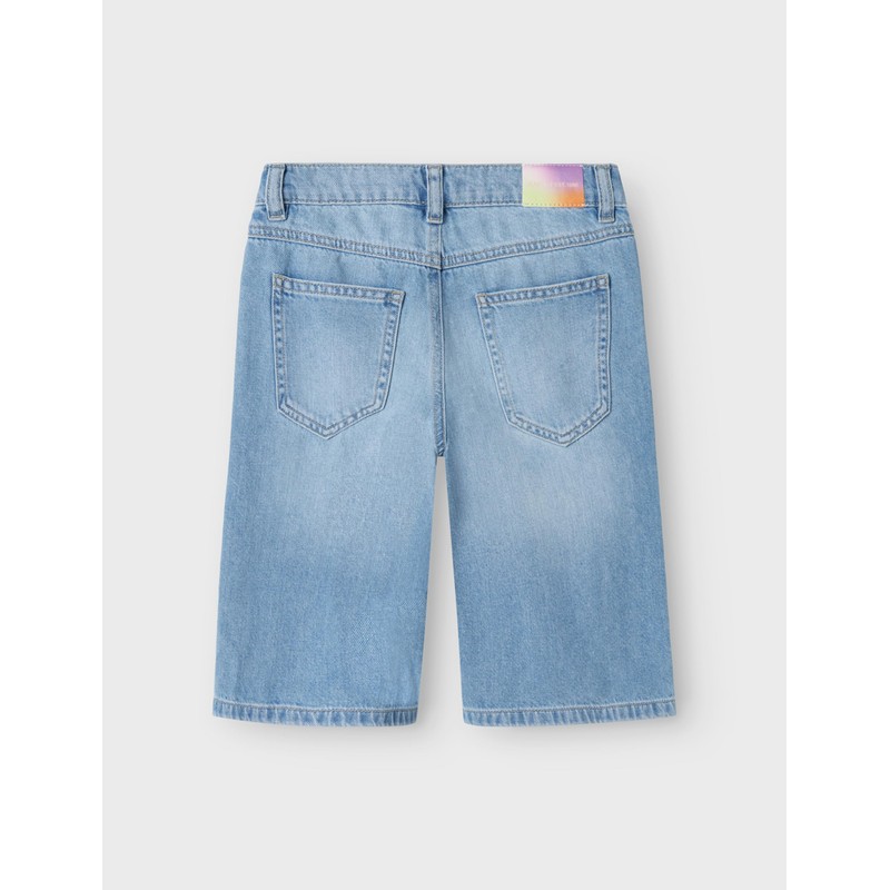 NAME IT Nkfbella Girls' Skater Shorts 5630-Be, Medium blue (medium
