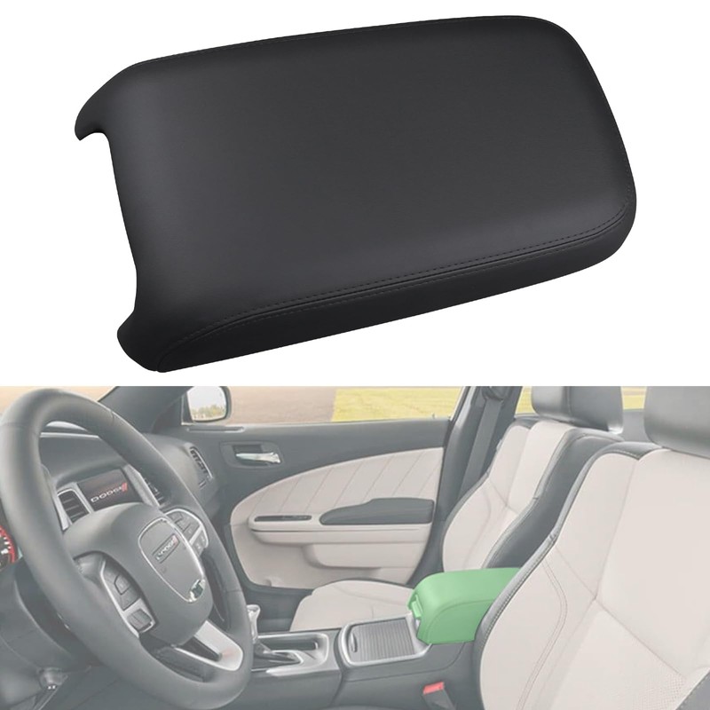 omoZone Floor Center Console Cover Armrest Lid Black Compatible with