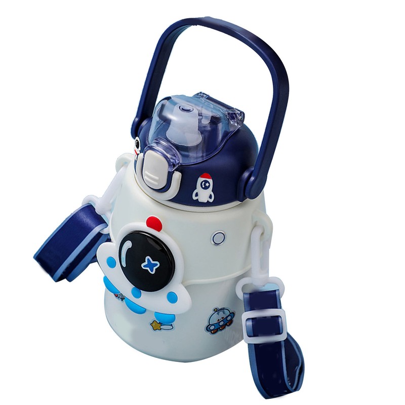 Insulated Big Belly Water Bottle 316 Stainless Steel Astronaut Patterned