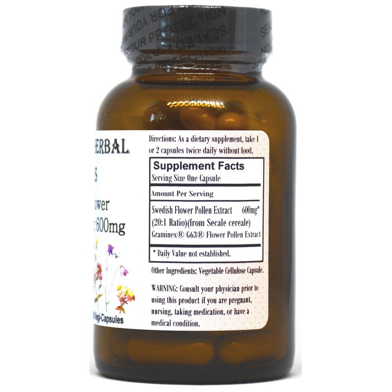 Barlowe's Herbal Elixirs Swedish Flower Pollen Extract Supplement | 20:1