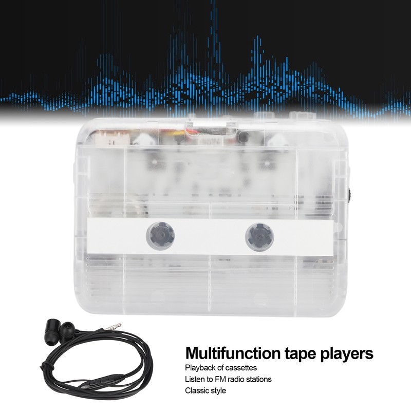 FM Radio Cassette Player Classic Style Multifunction Bluetooth 5.0 Portable