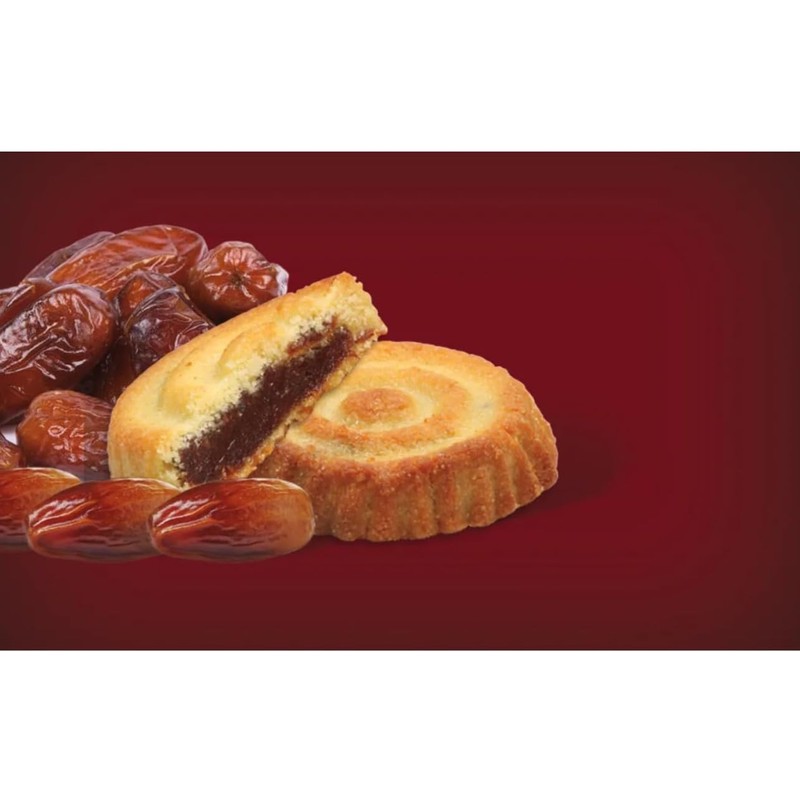 Tea'shop Maamoul Date Filled Cookies with Finest Saudi Dates, 12ct.