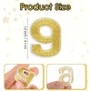 30 Pack 3.1 cm Iron on Numbers, 0-9 Iron on