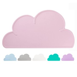 heatcozy Pet Meal Mat, Feeding Mat, Waterproof, Anti-Slip, Antibacterial, For Dogs and Cats, Placemat, Pet Mat, Clean, Convenient, 18.9 x 10.6 inches (48 x 27 cm), Pink