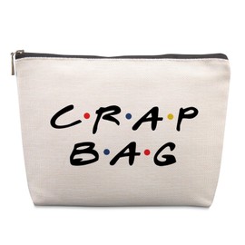 Friends Cosmetic Bag, Funny Gift for Women Fans - Christmas, Birthday, Friendship, Sister, Bestie, Best Friends Gift