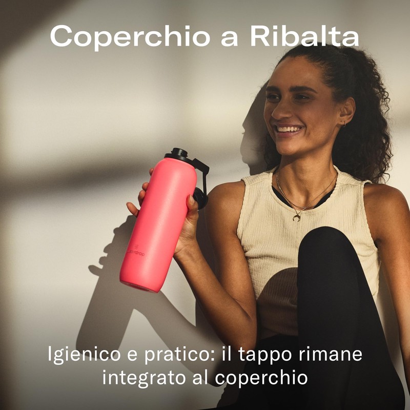 Waterdrop® drinking lid closure set, suitable for all multi-purpose bottles,